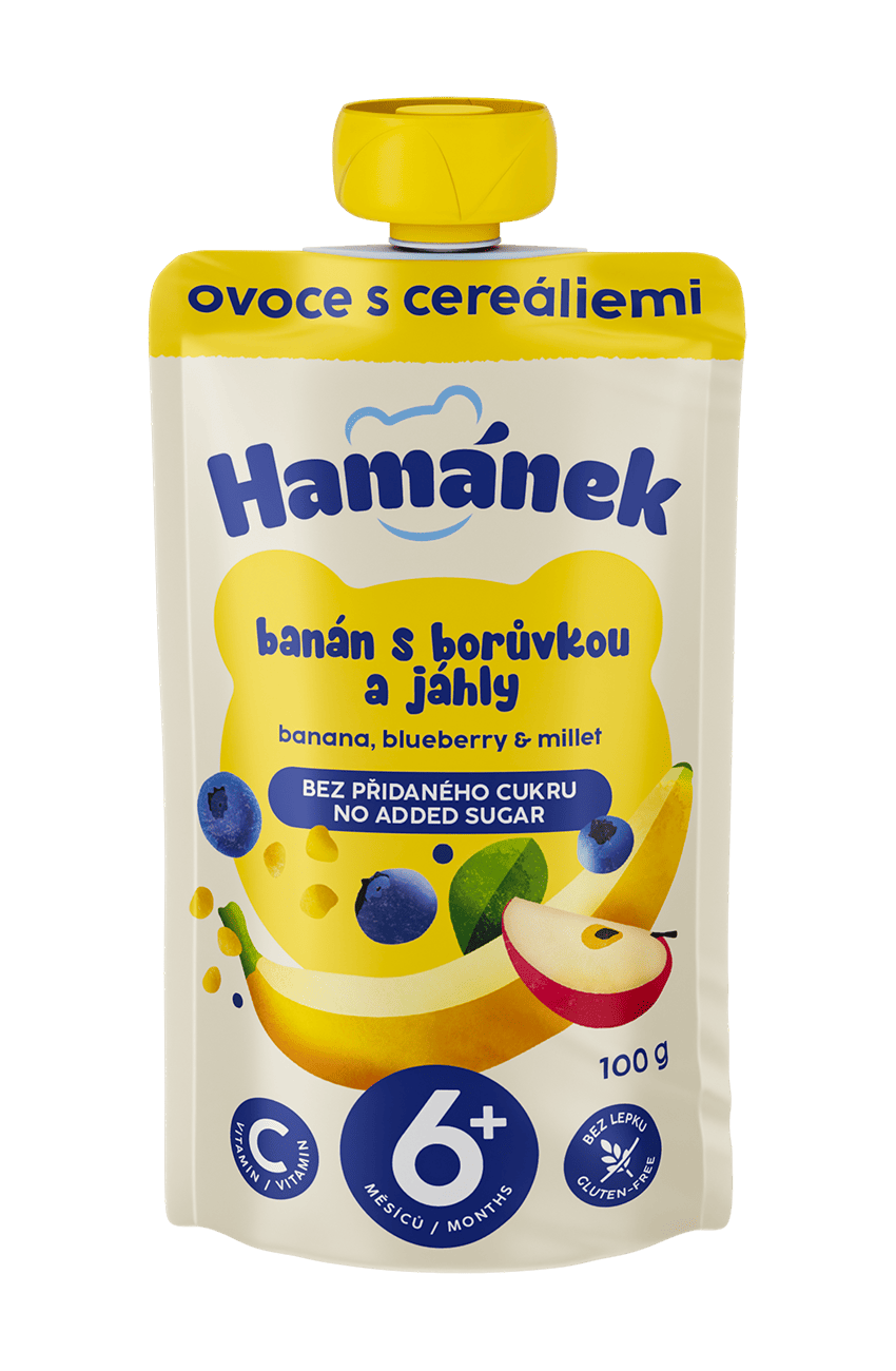 Jablko s Banánem, Borůvkou & Jáhly