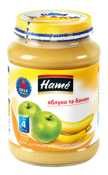 Пюре яблуко і банан 190