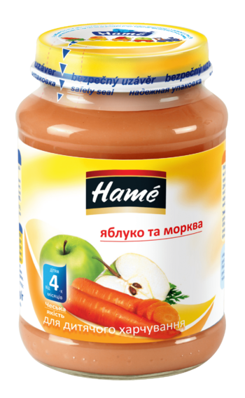 Пюре яблуко і моркву 190