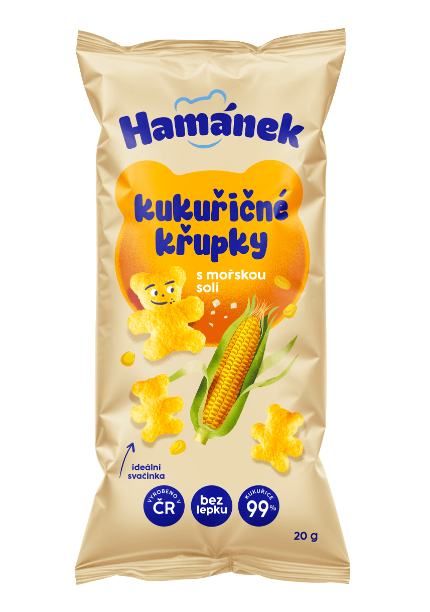Kukuřičné křupky s mořskou solí