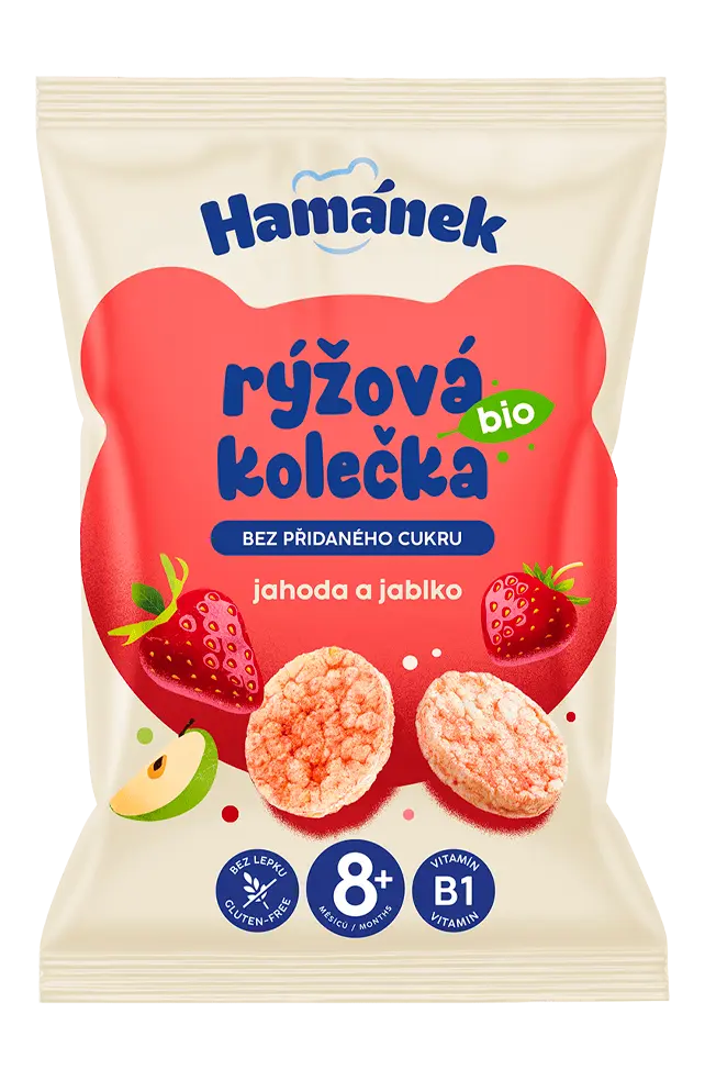 BIO R&yacute;žov&aacute; kolečka &ndash; Jahoda & Jablko