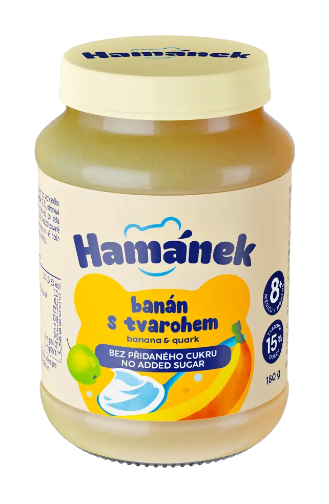Ban&aacute;n s tvarohem