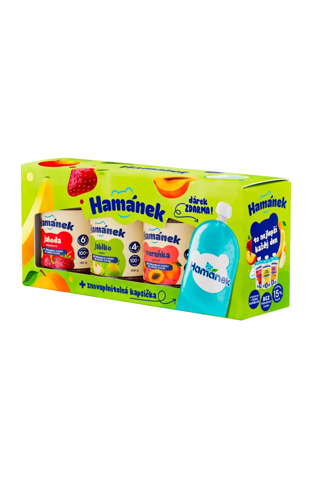Multipack se znovuplnitelnou kapsičkou jako d&aacute;rek
