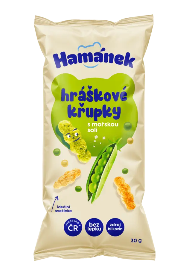 Hr&aacute;&scaron;kov&eacute; křupky s mořskou sol&iacute;