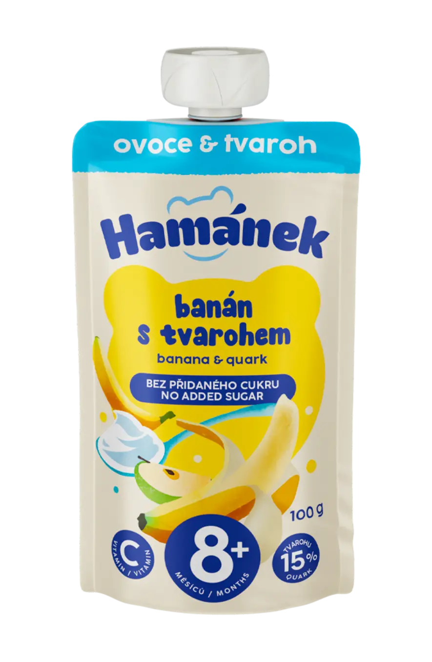 Ban&aacute;n s tvarohem