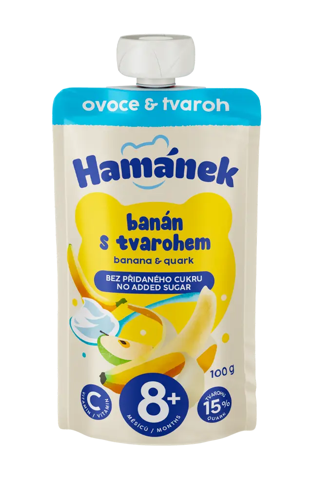 Ban&aacute;n s tvarohem